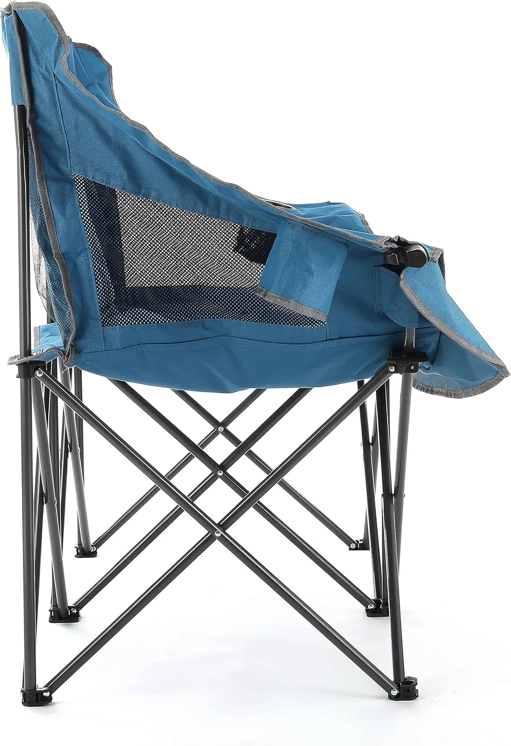 ARROWHEAD OUTDOOR Portable Folding Double Duo Camping Chair Loveseat w/ 2 Cup & Wine Glass Holder, Heavy-Duty Carrying Bag, Padded Seats & Armrests, Supports up to 500lbs, USA-Based Support