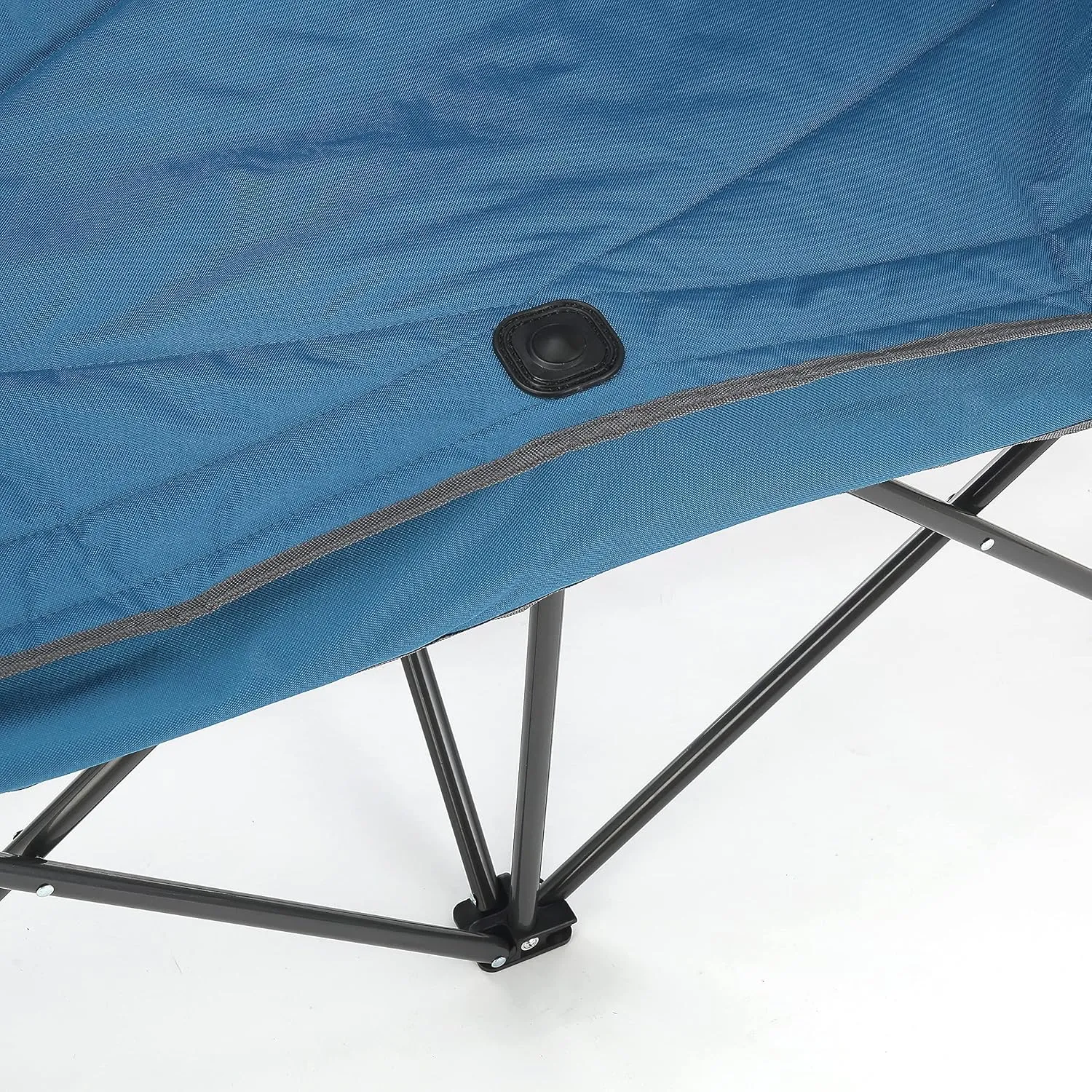 ARROWHEAD OUTDOOR Portable Folding Double Duo Camping Chair Loveseat w/ 2 Cup & Wine Glass Holder, Heavy-Duty Carrying Bag, Padded Seats & Armrests, Supports up to 500lbs, USA-Based Support