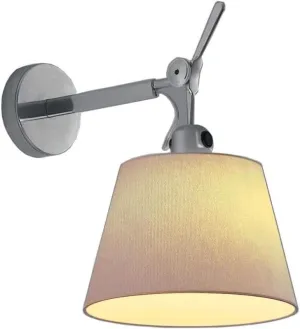 Artemide 1183018A TOLOMEO Wall Body INC 60W E26 Alum for 7IN Shade, Aluminum Finish