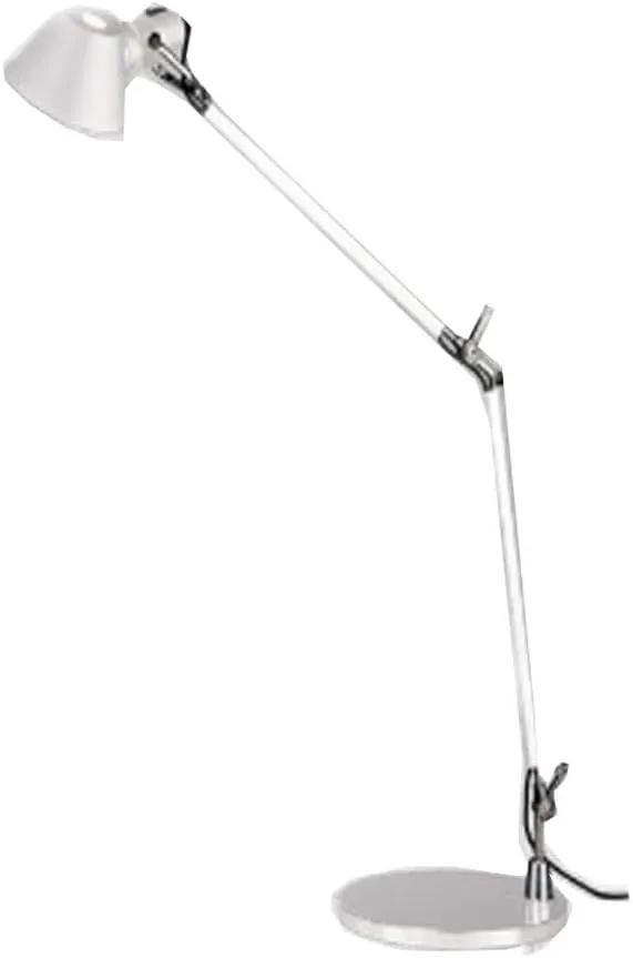 Artemide Tolomeo Mini 100W E26 White Table Lamp with Aluminum Base