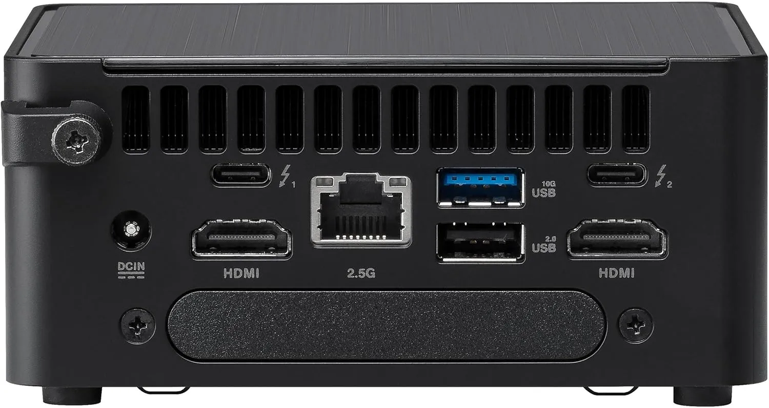 ASUS NUC 14 Pro NUC14RVHU7 Mini Desktop Computer - Intel Core Ultra 7 155H 16-Core up to 4.8 GHz, 96GB DDR5 RAM, 4TB PCIe SSD, Intel Arc Graphics, WiFi 6E   Bluetooth 5.3, Windows 11 Pro