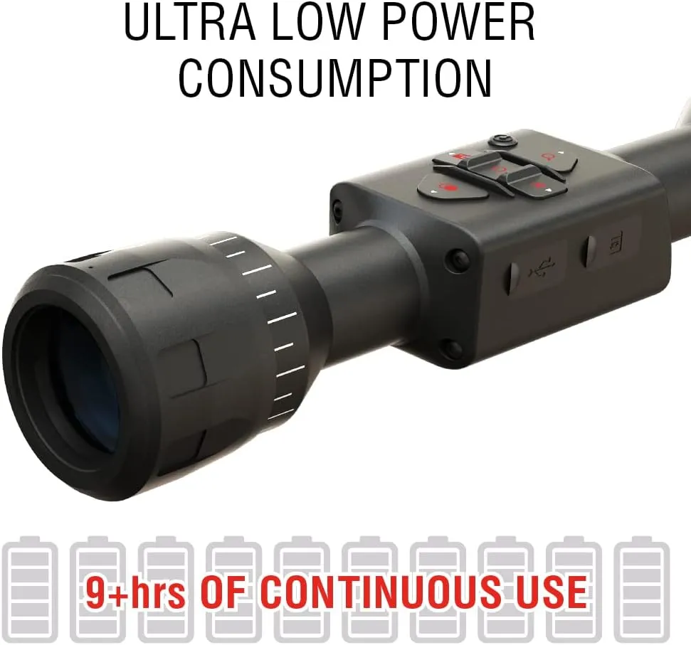 ATN Thor LTV 320 Smart HD Thermal Scope with 320x240, 12 Micron Sensor | Magnification, Video Recording, One Shot Zero | Exclusive Signature Series Kit