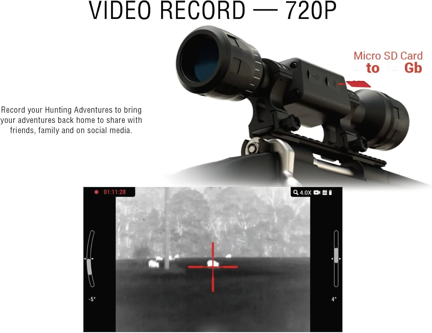ATN Thor LTV 320 Smart HD Thermal Scope with 320x240, 12 Micron Sensor | Magnification, Video Recording, One Shot Zero | Exclusive Signature Series Kit