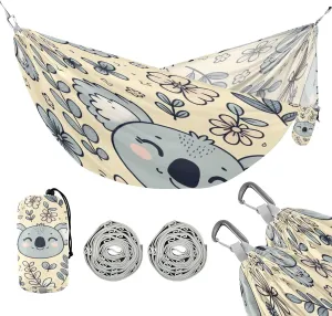 ATTX Koala Camping Hammock - Lightweight & Portable Hammocks, Heavy Duty 330lbs Capacity for Indoor, Hiking, Backpacking, Travel, Backyard, Beach#232