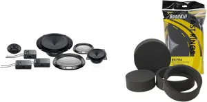 Audison APK 163 Prima Series 6.5" 3-Way Component Speaker Set with RKFR6 Roadkill Fast Rings
