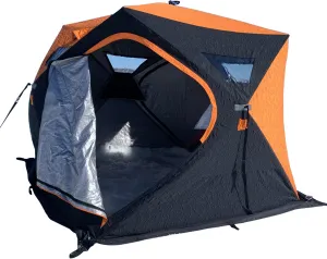 Aurora Series Pop-Up Portable Ice Fishing Shelter (Aurora Classic 3-4 Person Insulated)