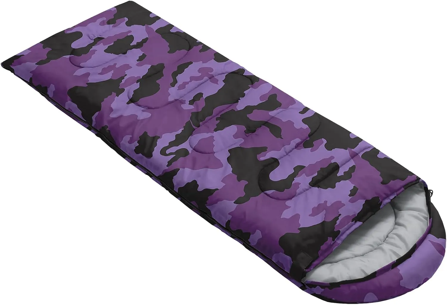 Axolotl Dinosaur Camping Sleeping Bag for Kids,3 Season Warm & Cool Spring Summer Fall Weather Waterproof Colorful Dino Camping Sack for Boys Girls Portable Lightweight,Travelling Adventure Hiking