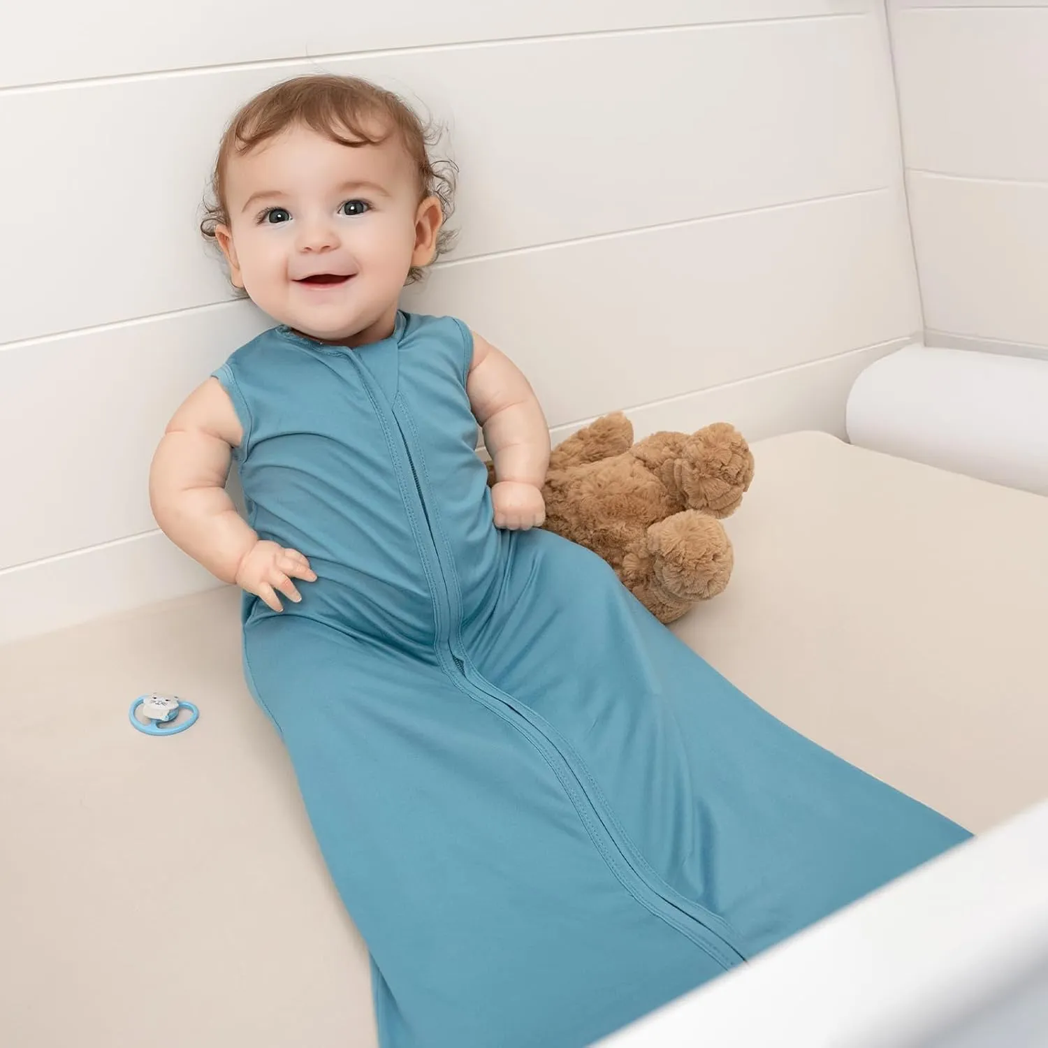 Baby Sleep Sack 0-3 Months Wearable Blanket Baby Sleeping Bag, 0.5 TOG Toddler Sleeping Sack 3 Pack