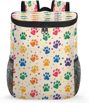 Backpack Cooler Animals - Dogs Cooler Backpack Insulated Leak Proof Soft Cooler Bag for Men Women Lunch Backpack for Camping Picnic Hiking Beach Travel