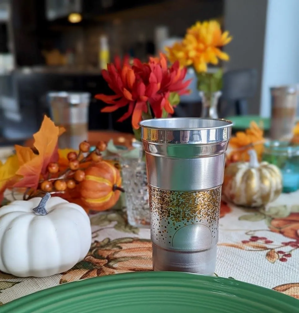 Ball Aluminum Cup Recyclable Party Cups, Celebration Cups,12oz. Cup, 50 Cups Per Pack
