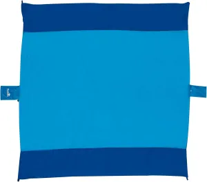 Beach Blanket, Nylon Sandproof Beach Mat, Lightweight and Extra Large Picnic Blankets for The Beach, Compact and Foldable Picnic Mat with Pouch and Pegs, 90 x 108 Inches, Blue