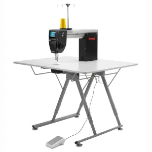 Bernina Q16 Longarm Quilting Machine with Height Adjustable Folding Table