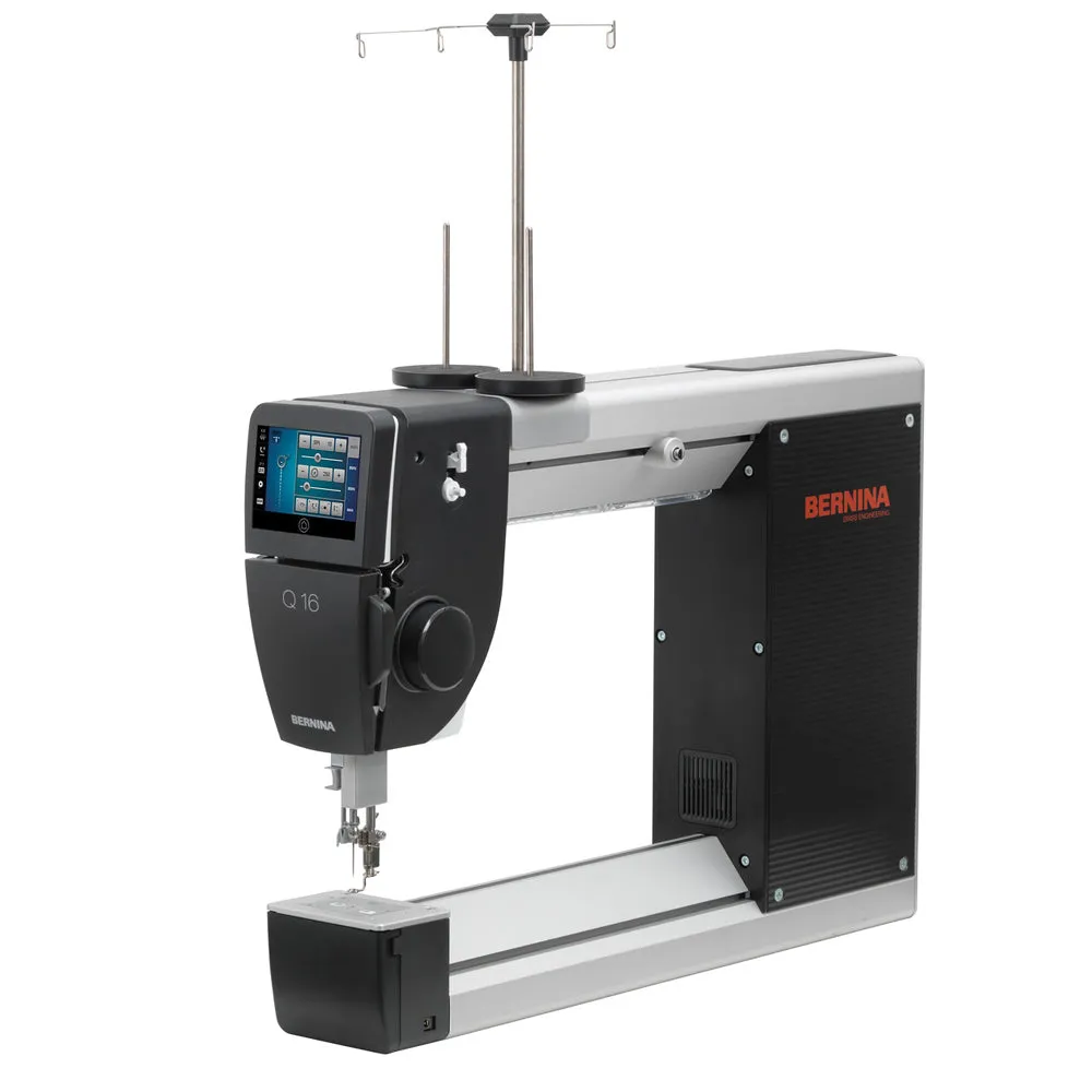 Bernina Q16 Longarm Quilting Machine with Height Adjustable Folding Table