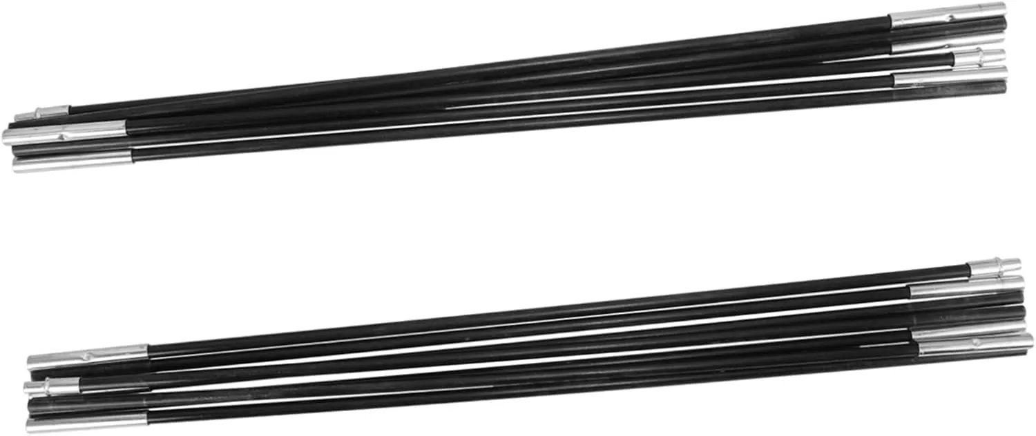 BESPORTBLE 2pcs Fiberglass Tent Pole Replacement Support Rods for Camping Hiking and Backpacking Flexible Tarp Poles for Outdoor Use Each