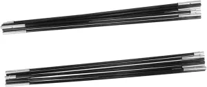 BESPORTBLE 2pcs Fiberglass Tent Pole Replacement Support Rods for Camping Hiking and Backpacking Flexible Tarp Poles for Outdoor Use Each