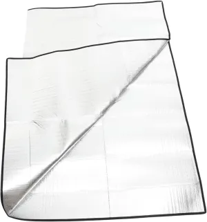 BESPORTBLE Aluminum Pad Cold Pad Portable Camping Pad Canopy Cabana Towels Mats Insulated Blanket Camping Beach Towel Camping Blanket Floor Patios Reflective Camping Blanket Picnic Silver PVC