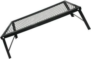 BESPORTBLE Folding Outdoor Bistro Table Iron Grill Table Mesh Picnic Camping Desk Easy Assembly BBQ