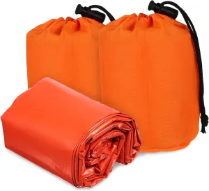 BESPORTBLE Multi-Purpose Emergency Sleeping Bag Thermal Blanket Compact Storage Windproof Insulated Ideal for Camping Hiking Emergencies