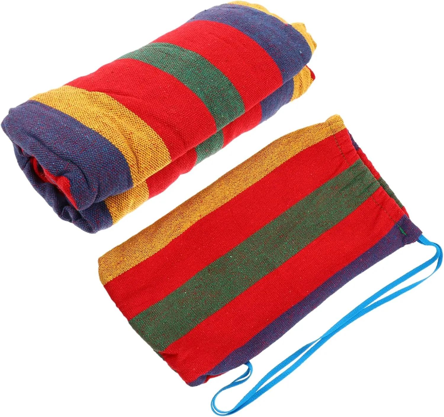 BESPORTBLE Single Outdoor Hammock Hiking Camping Travel Hammock Lightweight Canvas Swing for Family Outdoor Activities