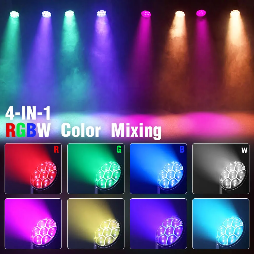 Betopper LM0740 7x40W Wash&Zoom Moving Head Lights Standard version (4pcs)