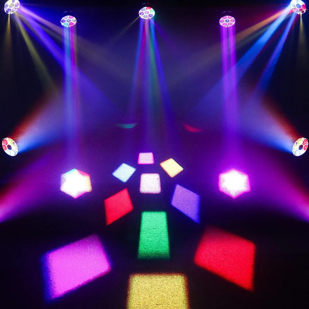 Betopper LM0740 7x40W Wash&Zoom Moving Head Lights Standard version (4pcs)