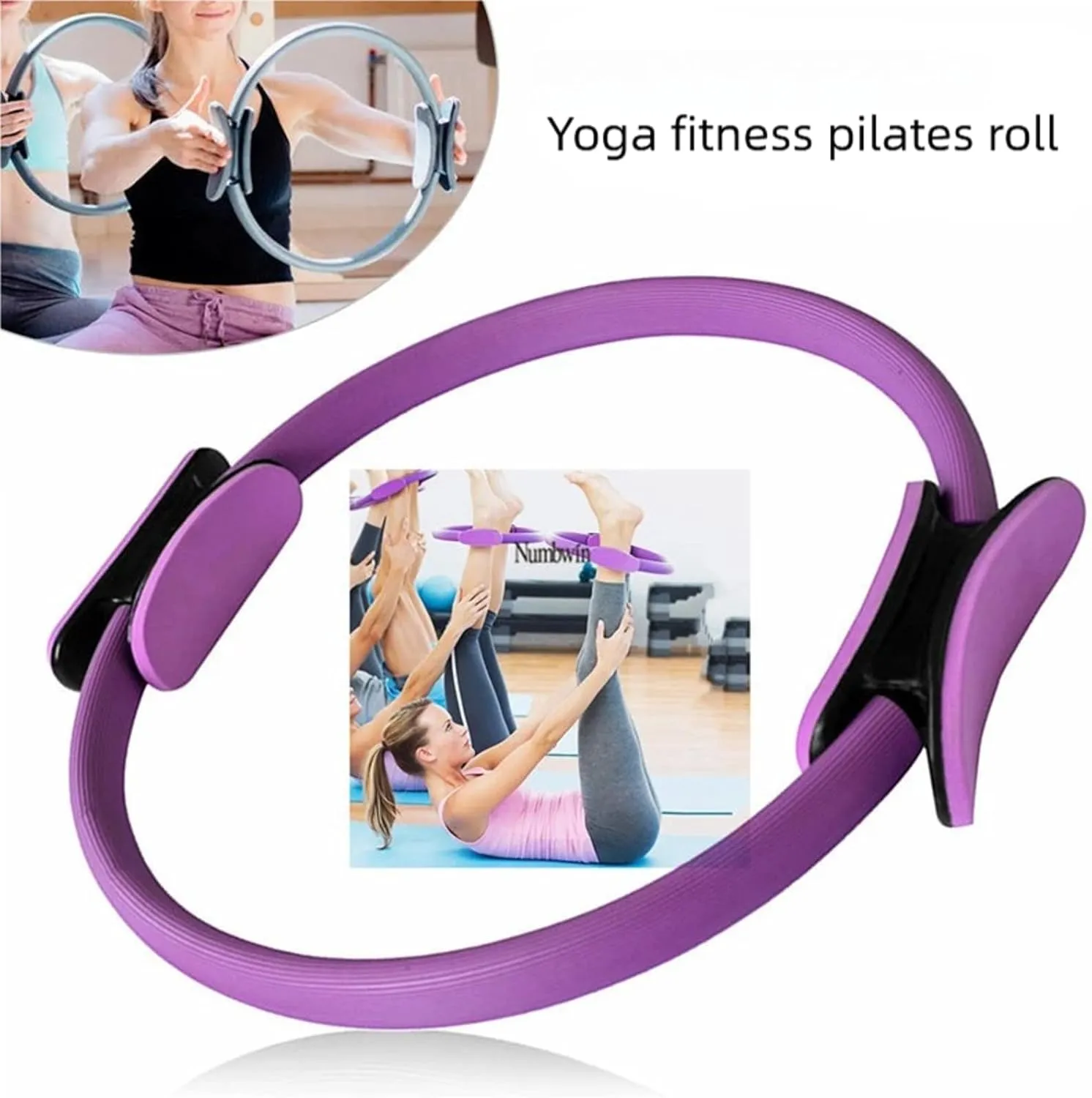 Better Me Pilates Kit, Pilates Essentials Kit for Women, Yoga Essential Sets for Women, Hip Exercise Band Yoga Ball 25cm Figure 8 Resistance Band,Portable Fitness Equipment