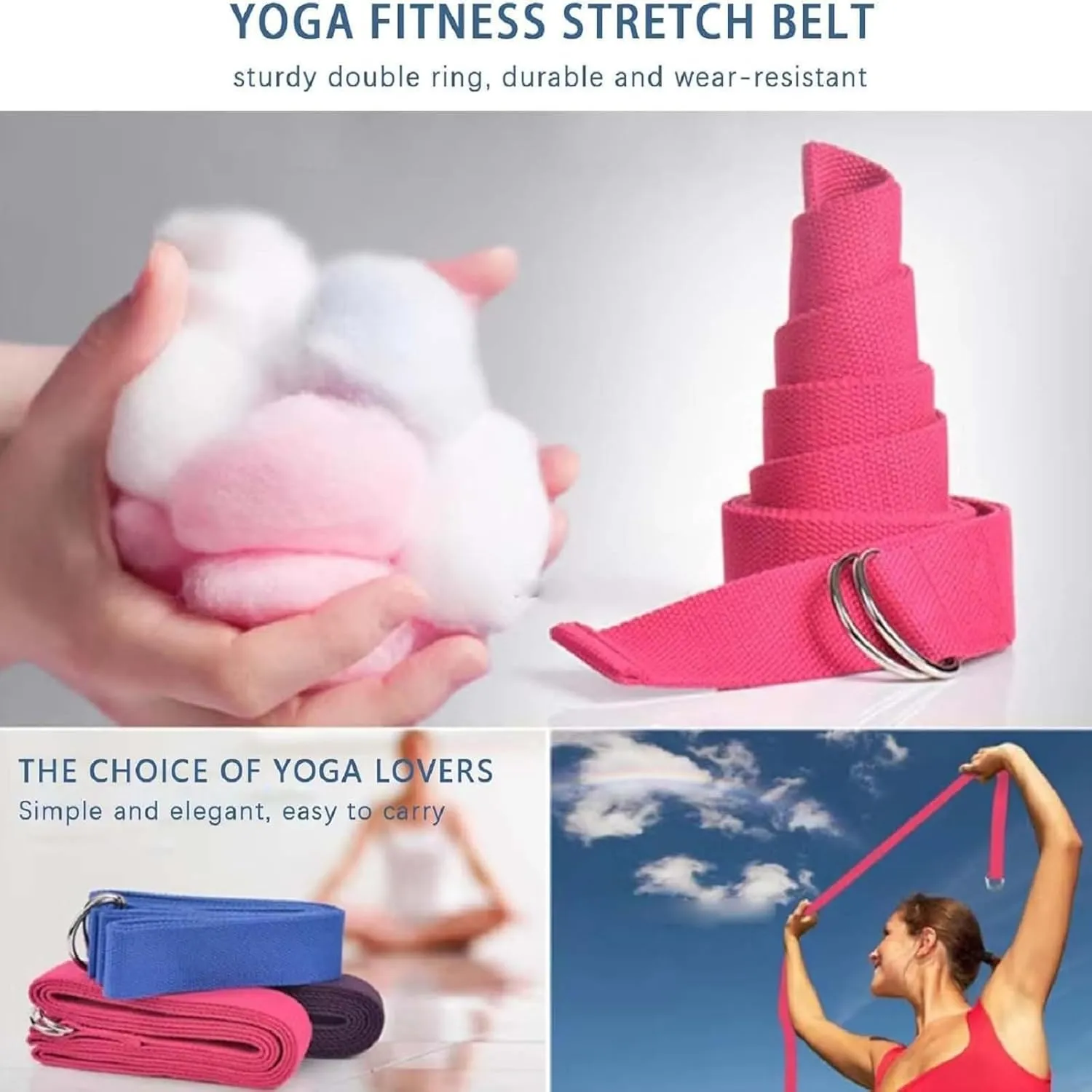Better Me Pilates Kit, Pilates Essentials Kit for Women, Yoga Essential Sets for Women, Hip Exercise Band Yoga Ball 25cm Figure 8 Resistance Band,Portable Fitness Equipment