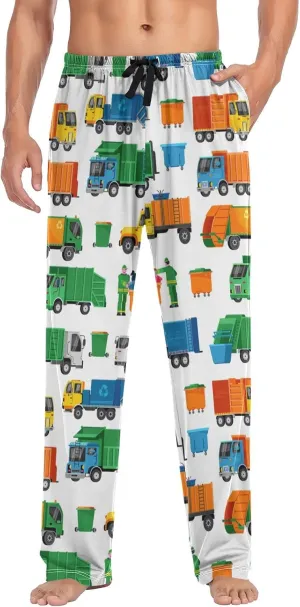 BGXW Men's Pajama Pants Drawstring lounge sleep pants House Pajama Bottoms with Pockets
