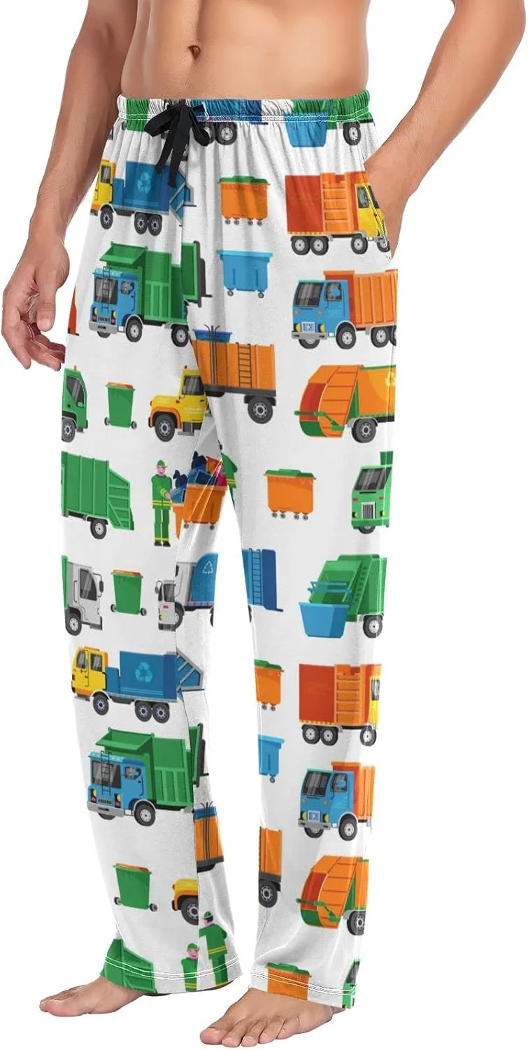 BGXW Men's Pajama Pants Drawstring lounge sleep pants House Pajama Bottoms with Pockets