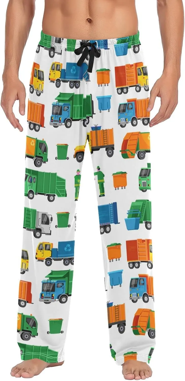 BGXW Men's Pajama Pants Drawstring lounge sleep pants House Pajama Bottoms with Pockets