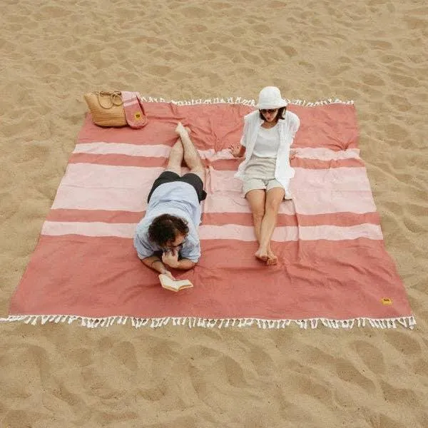 Big Blanket Co - Big Beachy™ Blanket Watermelon Stripes