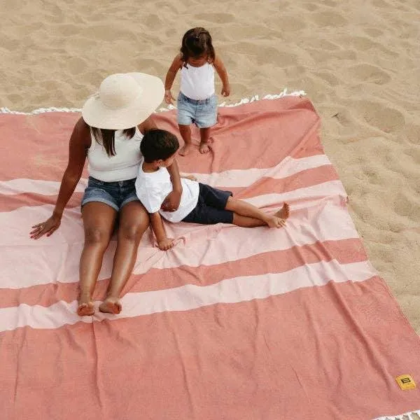 Big Blanket Co - Big Beachy™ Blanket Watermelon Stripes