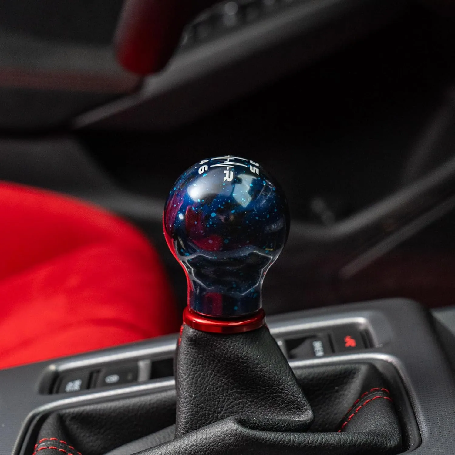 Billetworkz Cosmic Space Heartbeat Shift Knob Compatible with Subaru 6 Speed WRX: 2015-25 / STI: 2004-21