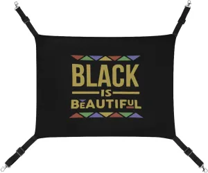 Black is Beautiful Hanging Cat Bed Soft Breathable Pet Hammock for Cage Pet Sleeper for Kitten Ferret Puppy Rabbit, style, 20240327
