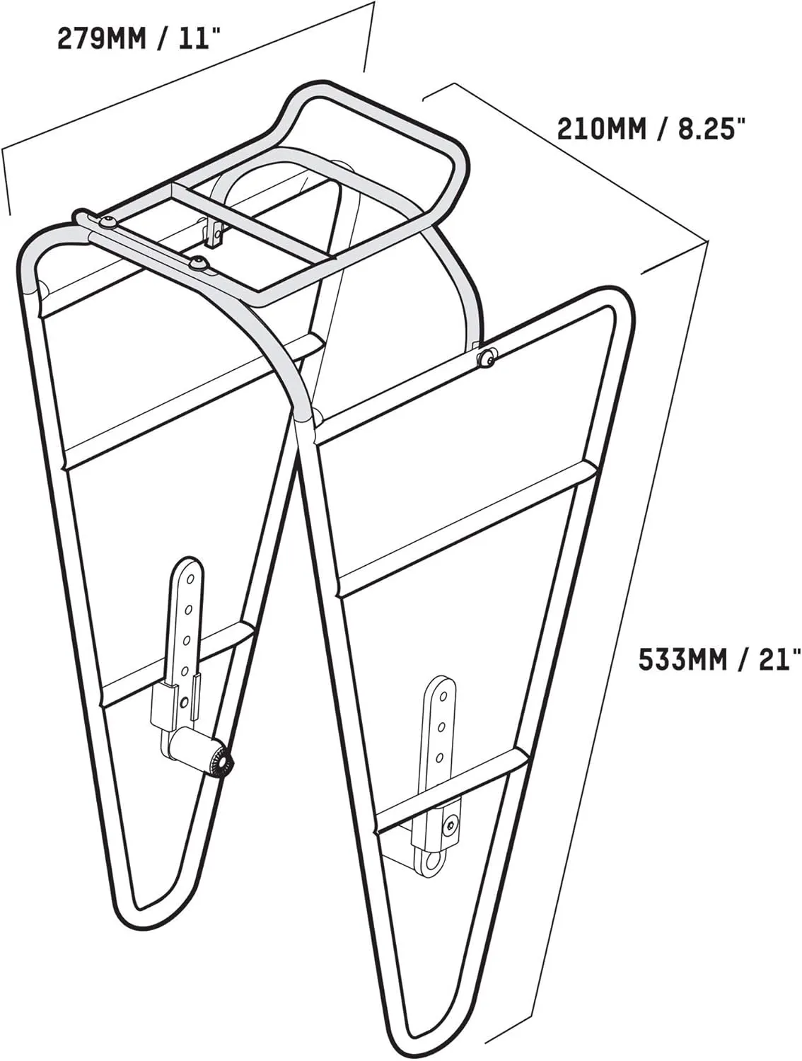 Blackburn Outpost Front and Rear World Touring Bike Rack