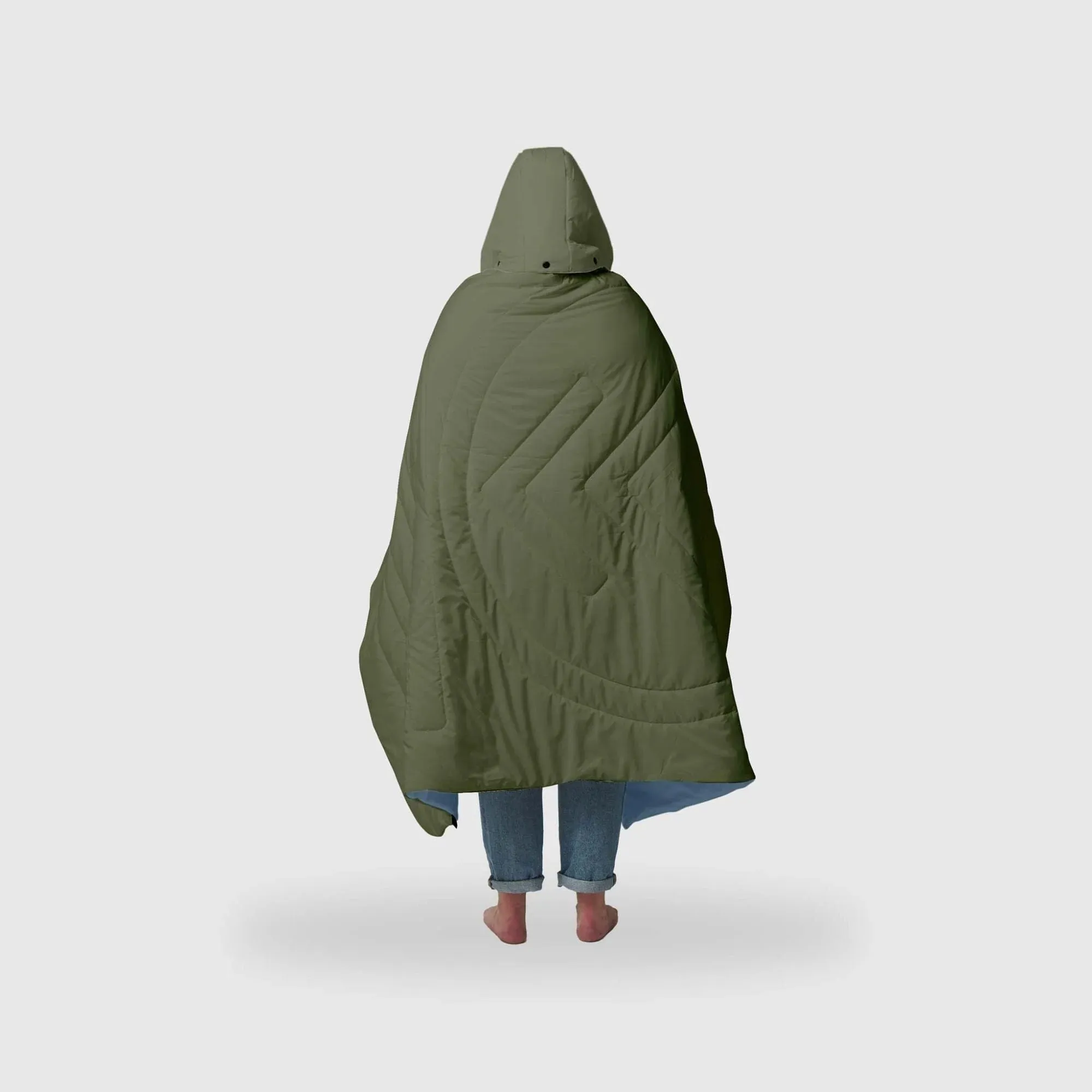 Blanket Poncho with Hood
