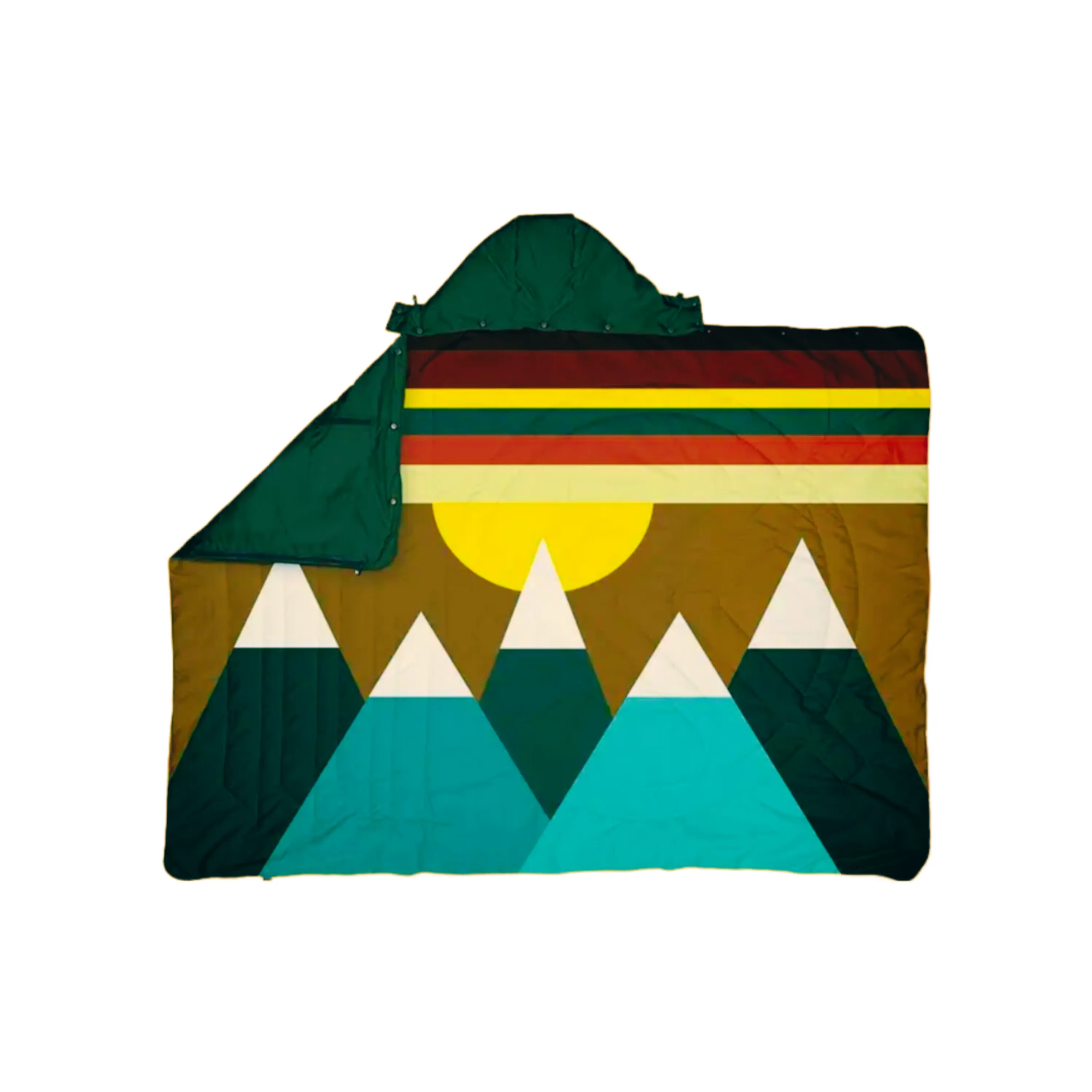 Blanket Poncho with Hood