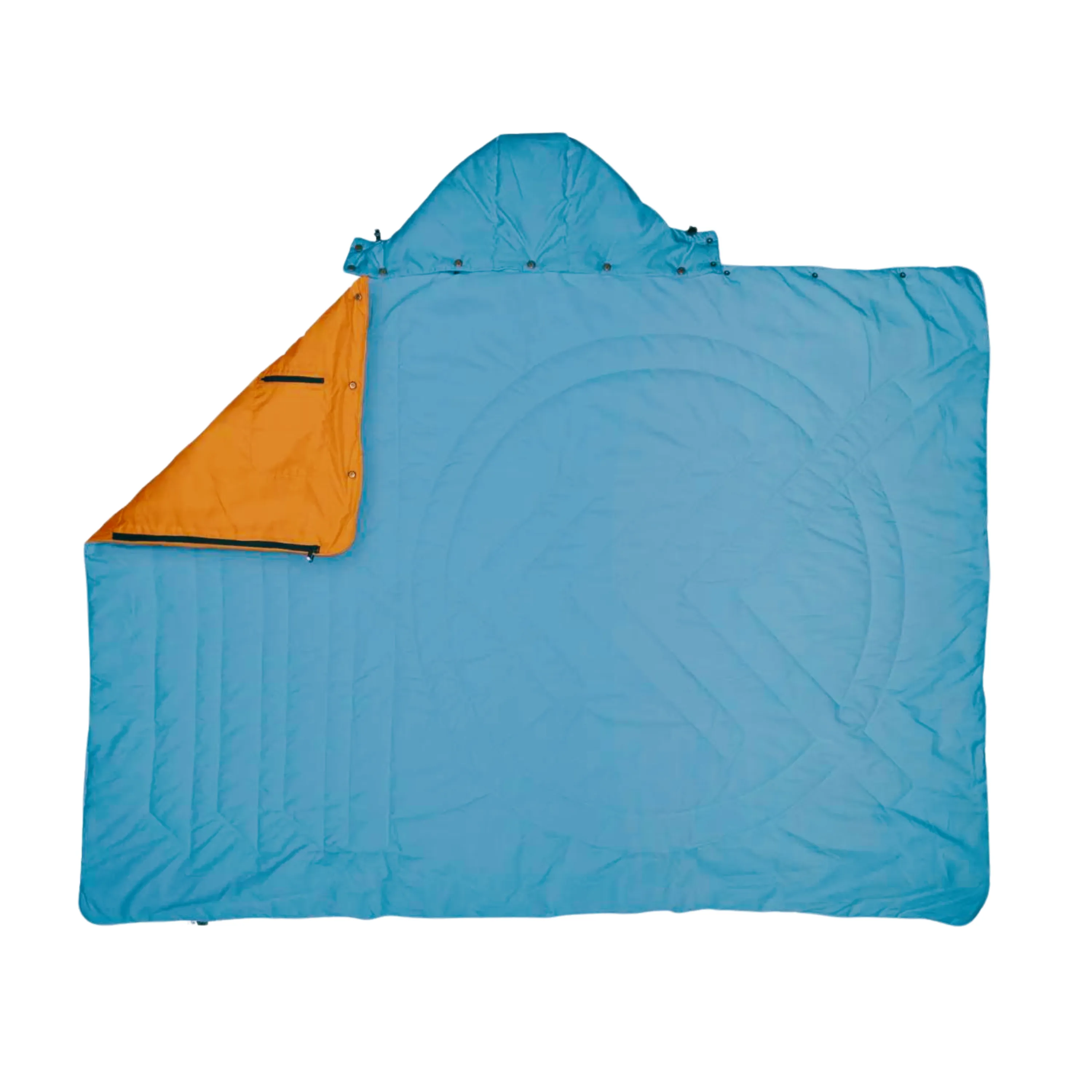Blanket Poncho with Hood