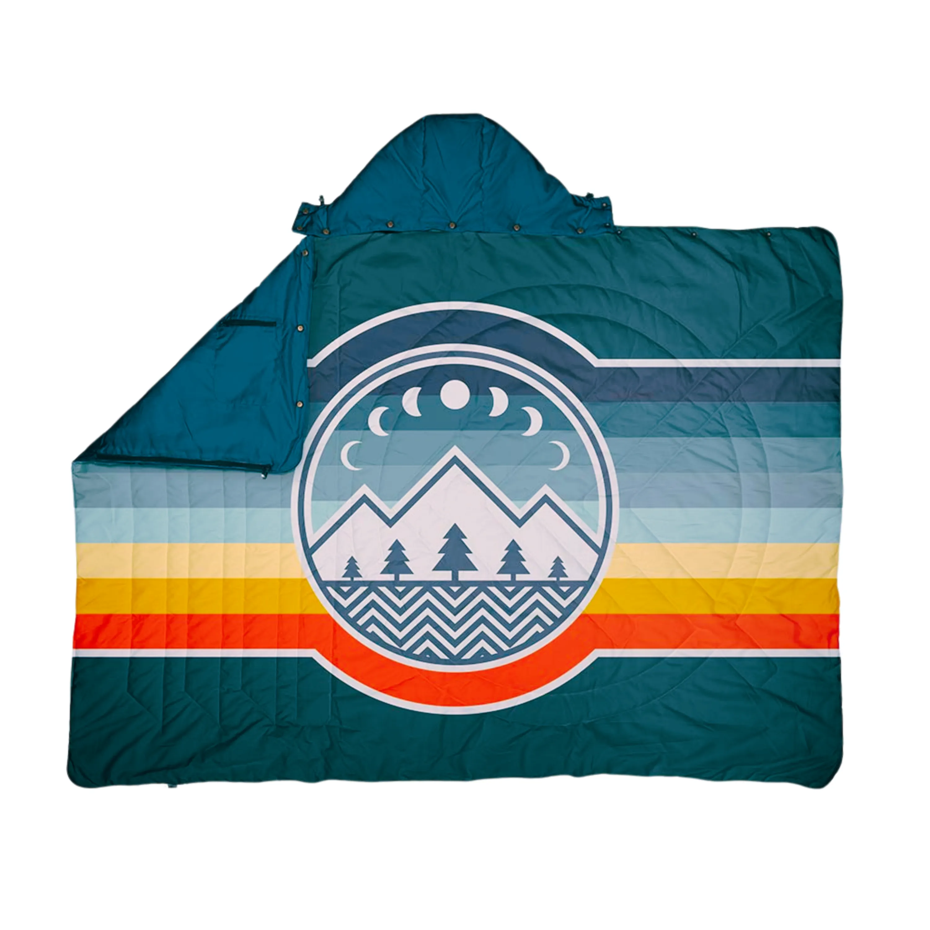 Blanket Poncho with Hood