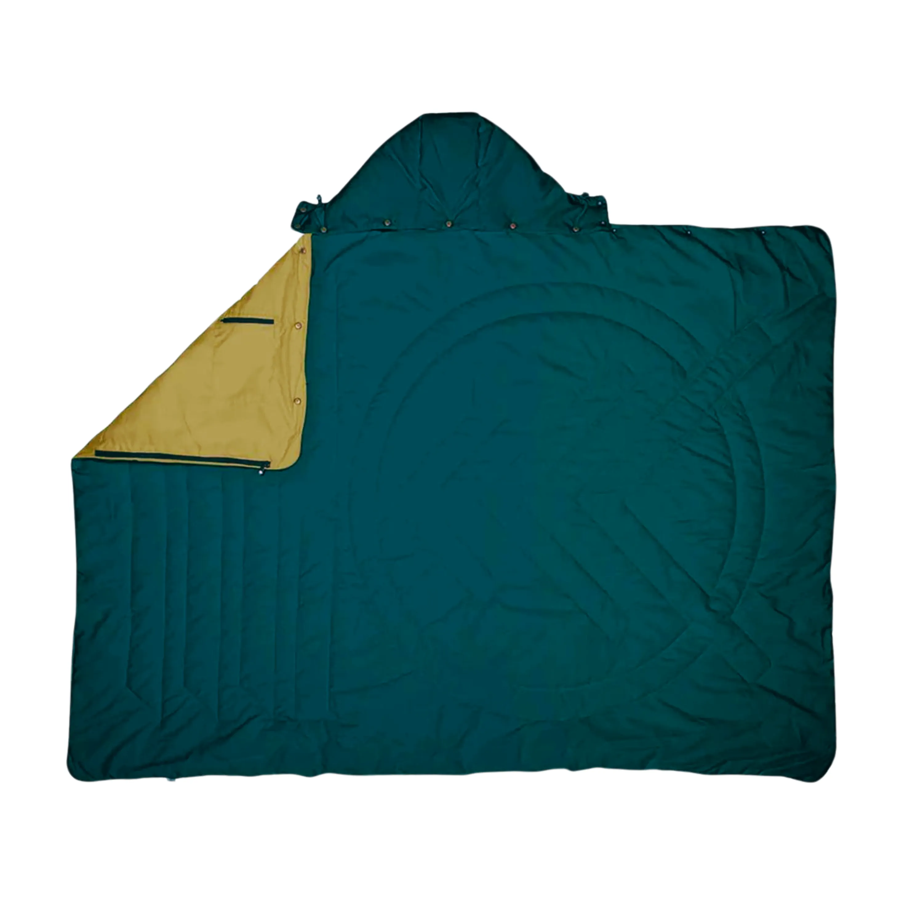 Blanket Poncho with Hood