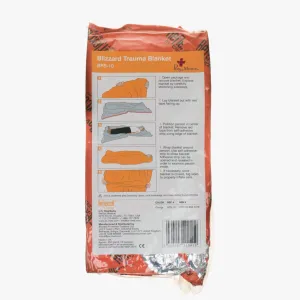 Blizzard 3 Layer Survival Blanket – Small – Orange
