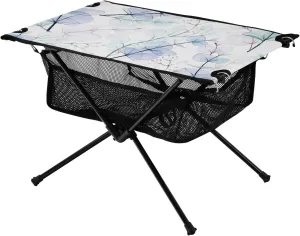 Bolaz Outdoor Folding Portable Picnic Camping Table-Transparent Eucalyptus Leaves,Storage Mesh for Camping Gear Accessories, Hiking, Mountaineering, Outdoor Travel