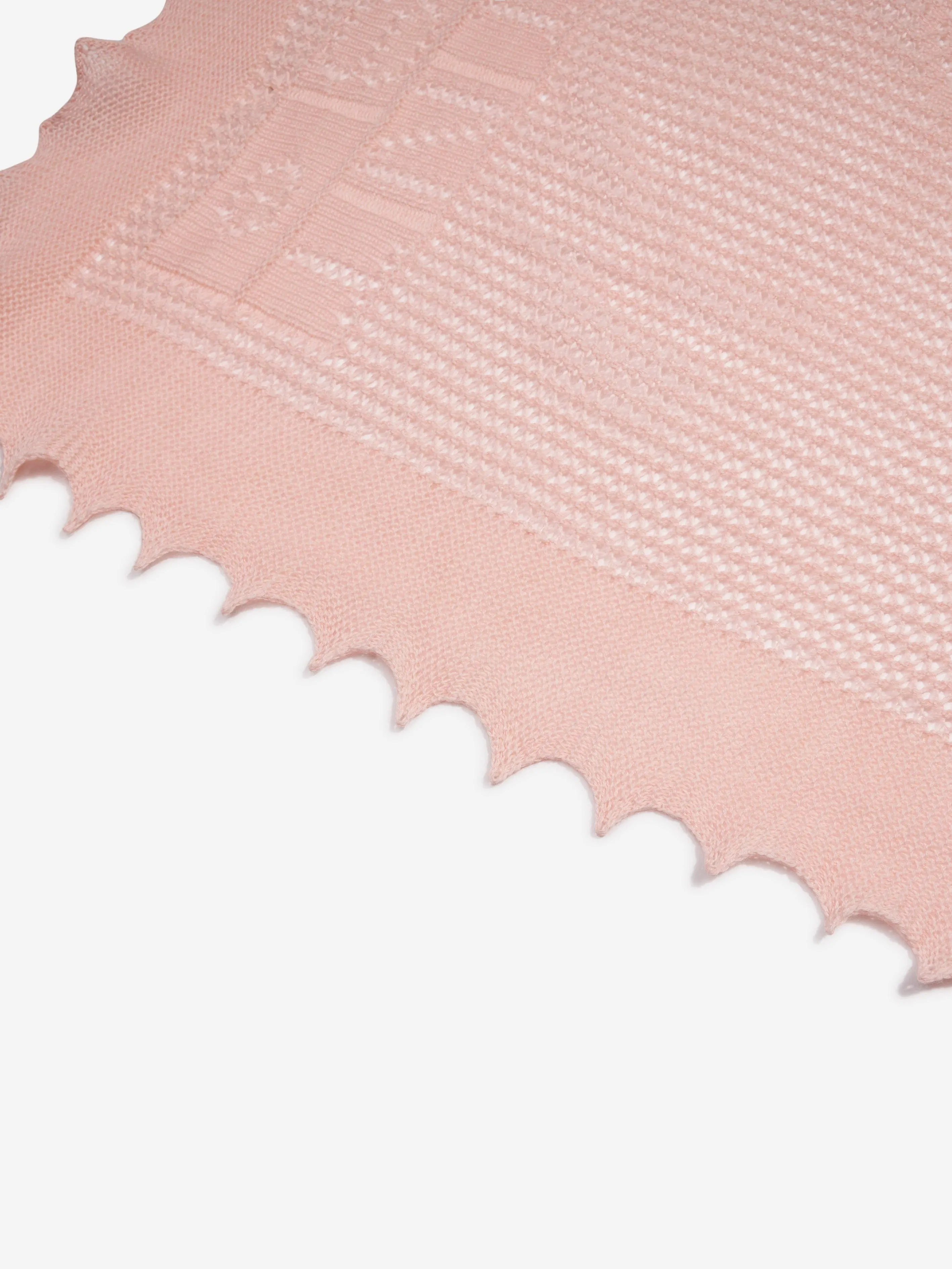 Bonpoint Baby Girls Cotton And Wool Blanket in Pink