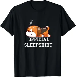 Boxer Dog Official Sleep T-Shirt