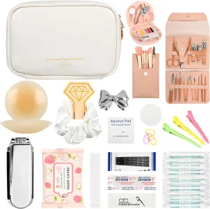 Bridal Emergency Kit for Wedding Day for Bride Weddings Ultimate Set with 36 Pcs Essentials Items for Brides | Ideal W-edding Day & Daily Use White