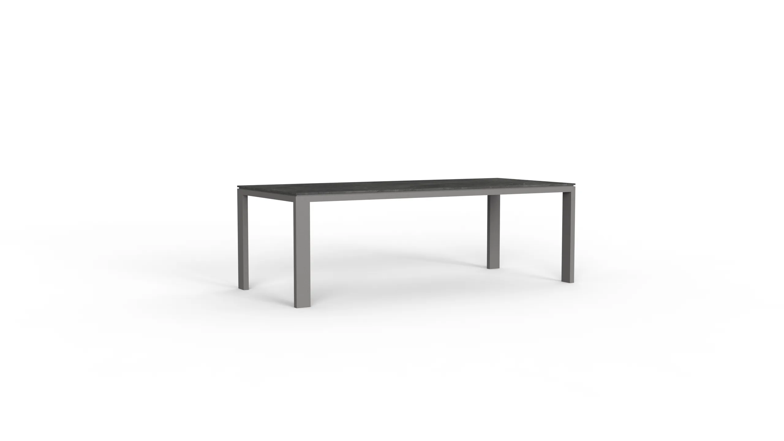 Brief long dining table