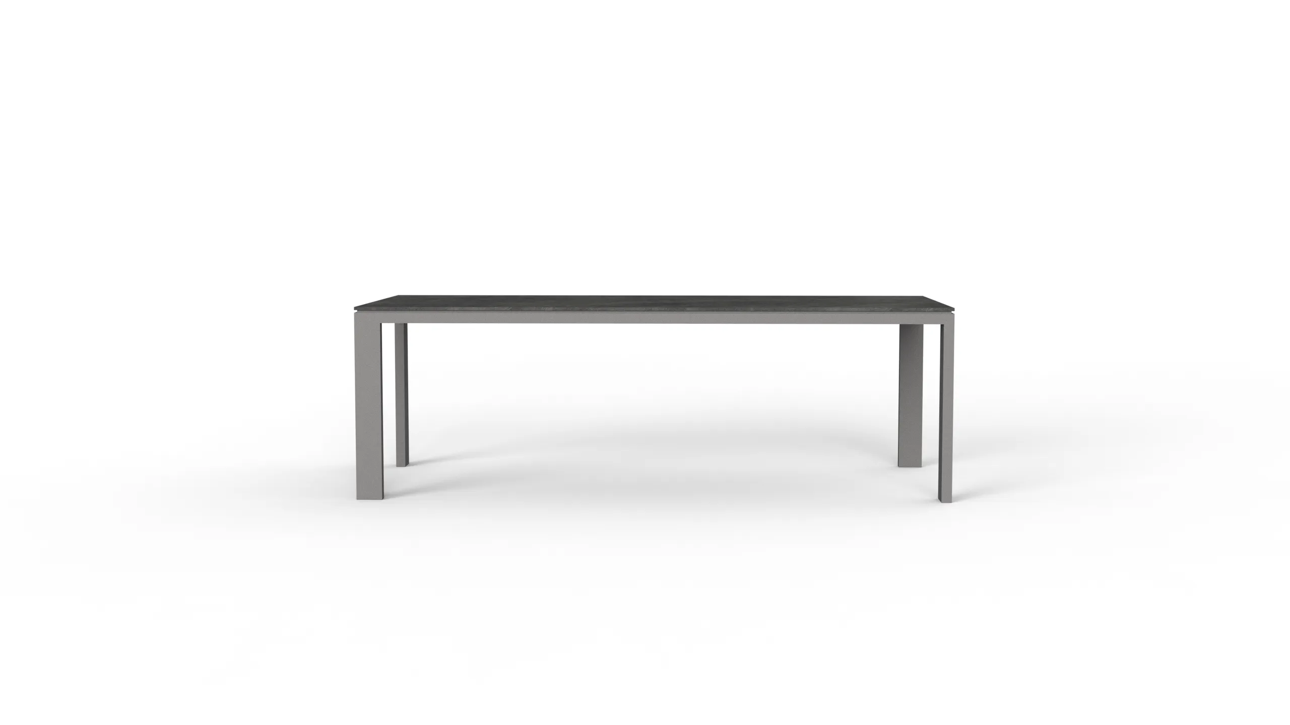Brief long dining table