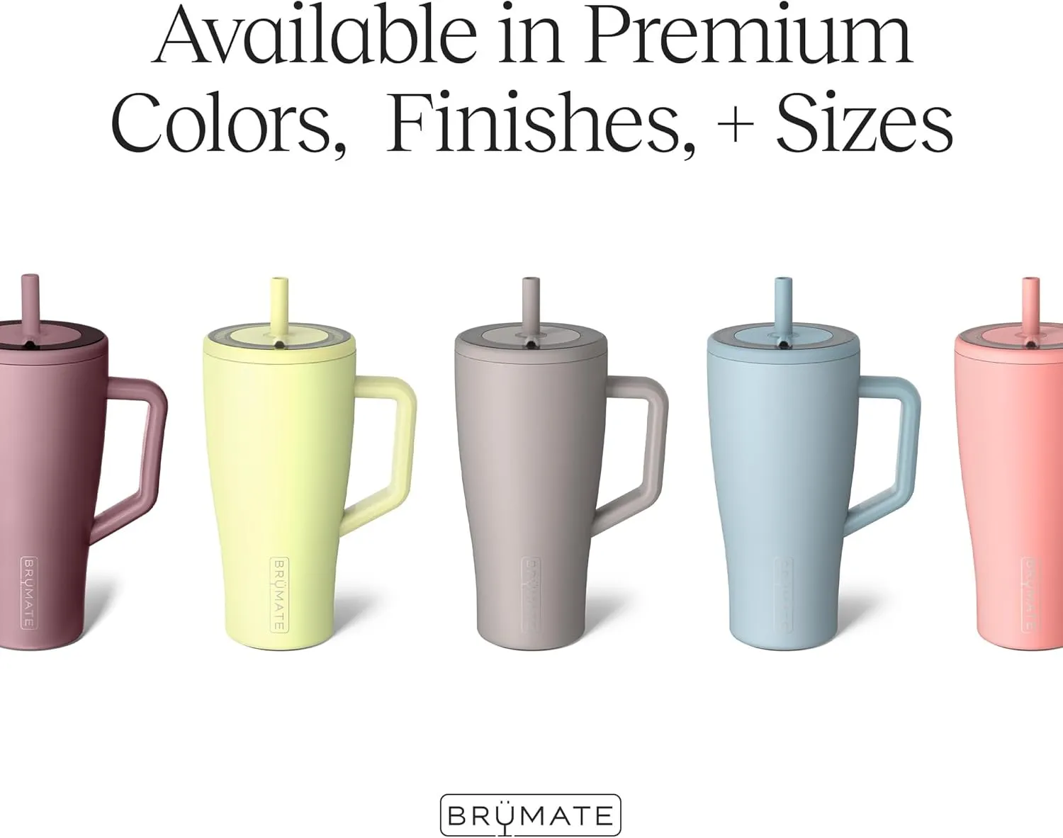 BrüMate Era 30 oz Tumbler with Handle and Straw | 100% Leakproof Insulated Tumbler with Lid and Straw | Made of Stainless Steel | Cup Holder Friendly Base | 30oz (Prickly Pear)