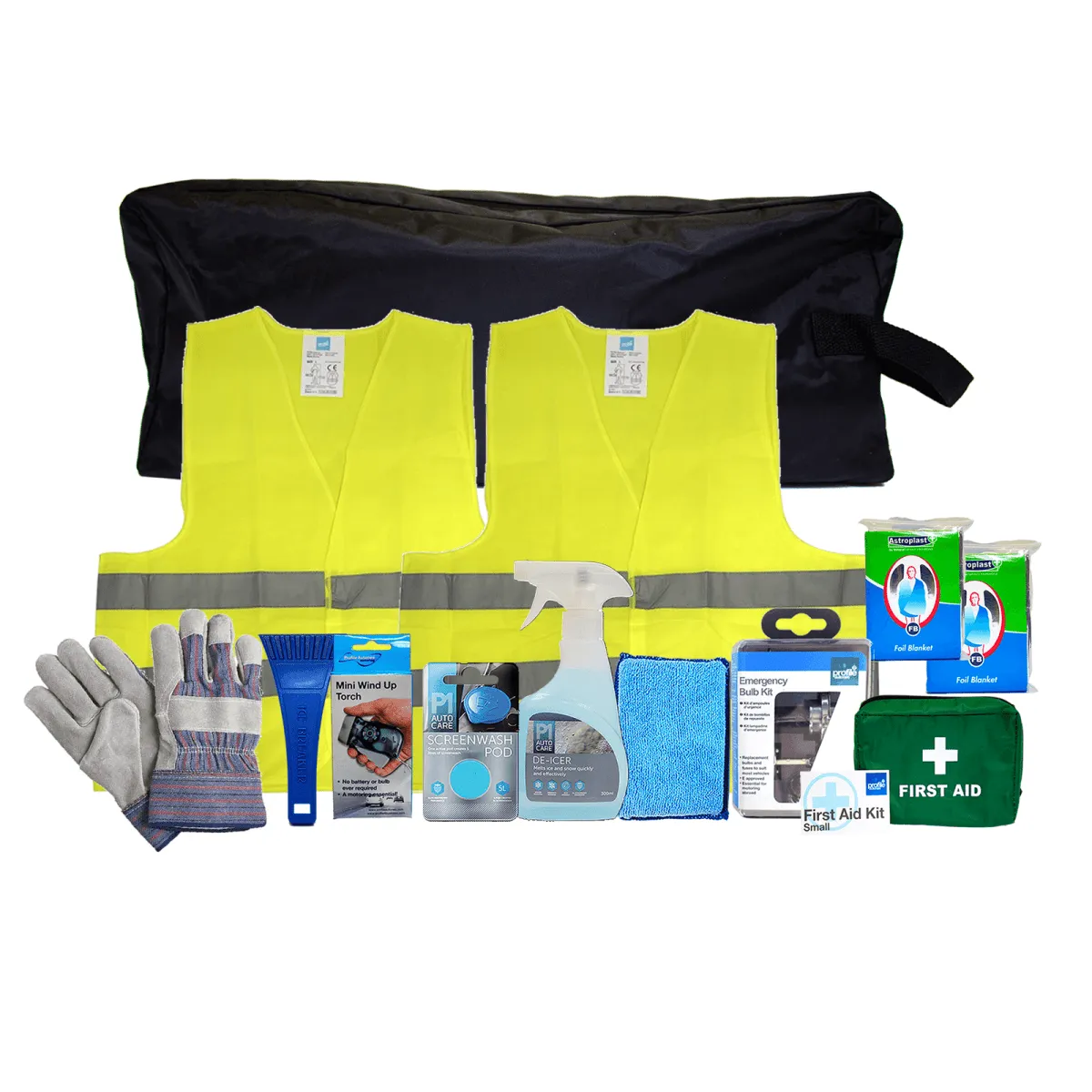 Bronze Winter Car Emergency Kit – Comprehensive Safety & Survival Pack for Cold Weather Driving
