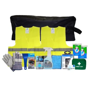 Bronze Winter Car Emergency Kit – Comprehensive Safety & Survival Pack for Cold Weather Driving